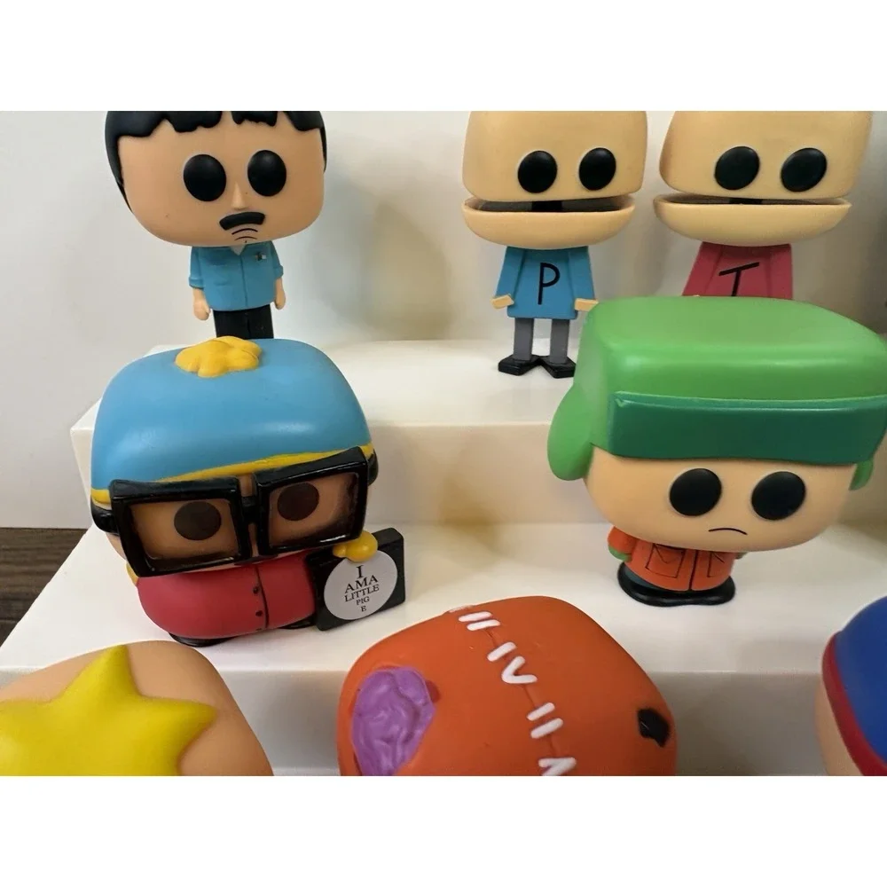 Funko Pop South Park Figures Lot Chef Phillip Terrance Cartman Butters Kenny
